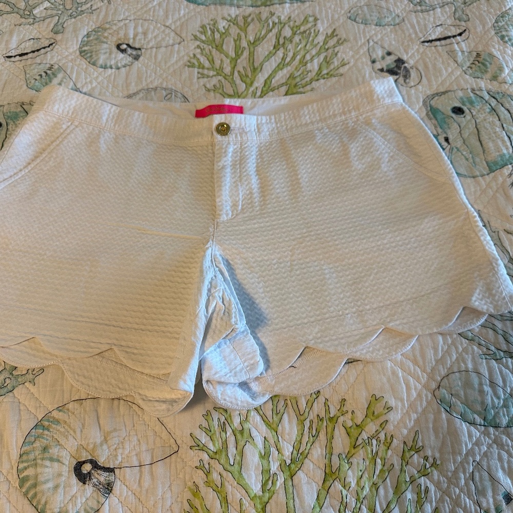 Lily Pulitzer white Buttercup shorts